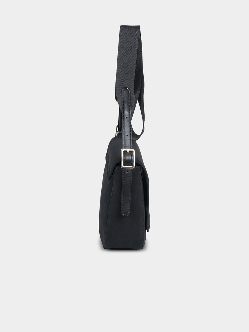 Women's Polo Black Reno Saddle Bag