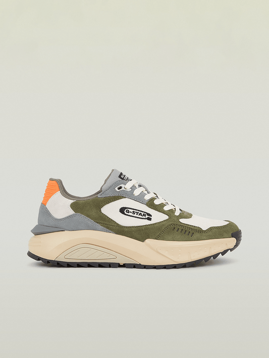 G-Star Men's Duko CTR White/Green Sneakers