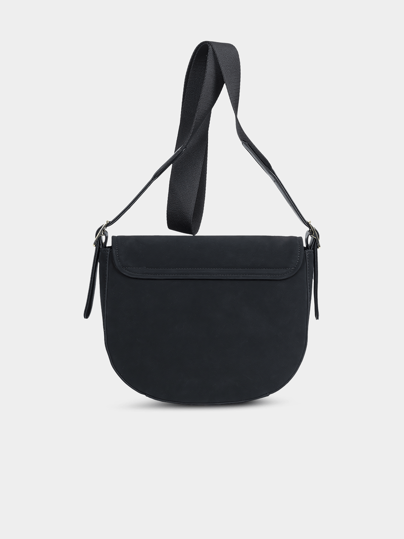 Women's Polo Black Reno Saddle Bag