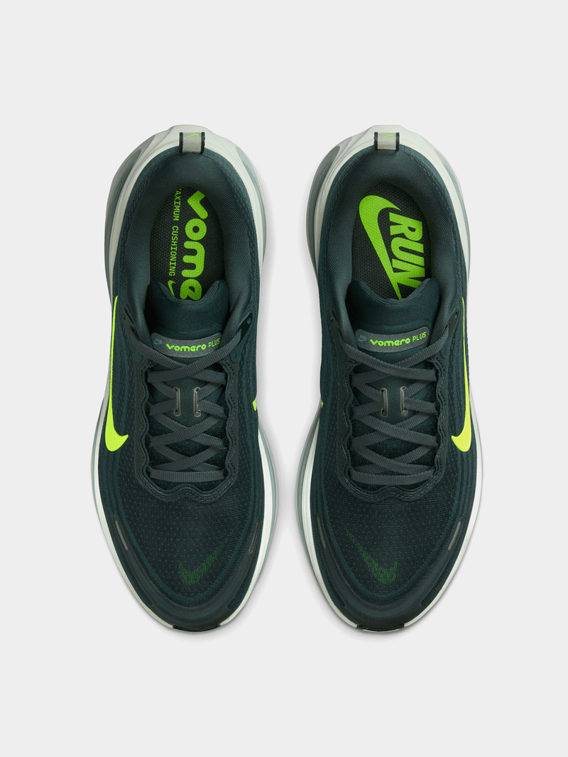 Nike Mens Vomero Plus Grey/Volt Running Shoes