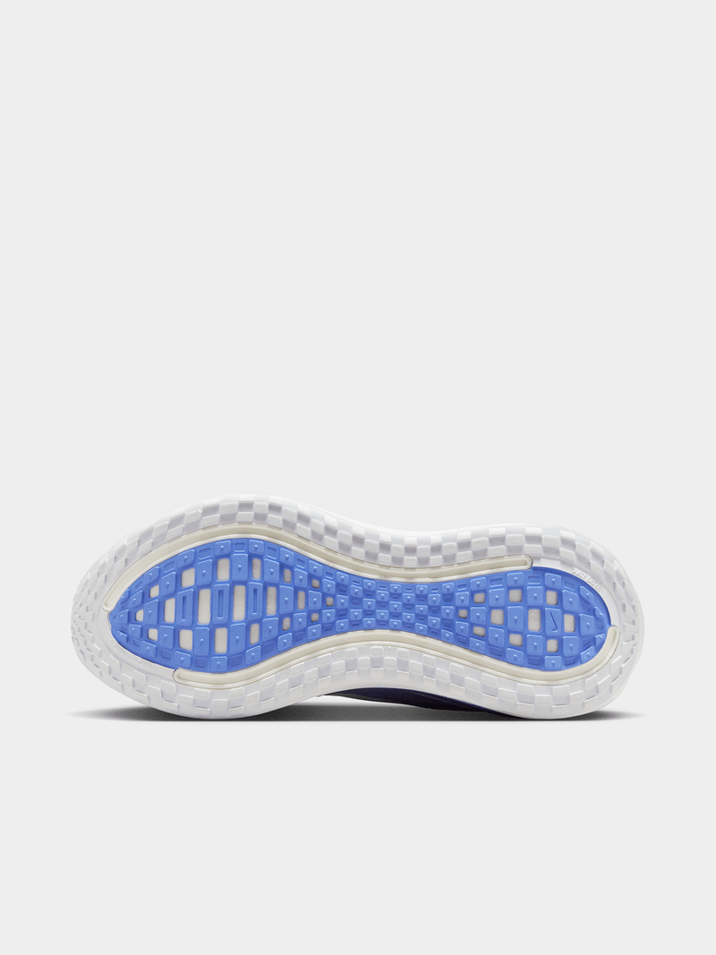 Nike Womens Vomero Plus White/Blue Running Shoes